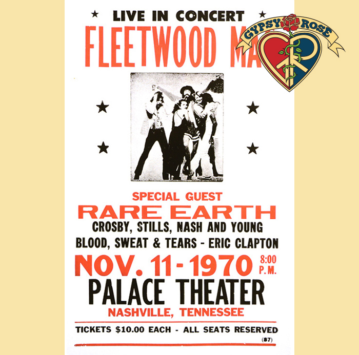 Fleetwood Mac Nashville Poster Gypsy Rose