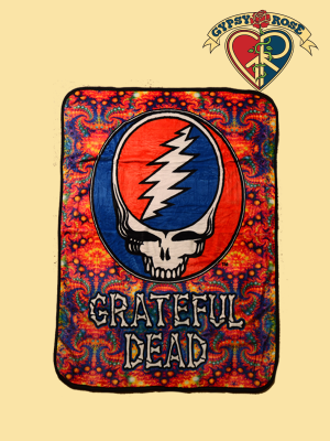 Grateful Dead Psychedelic Steal Your Face Throw