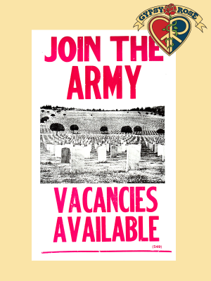 Join The Army Vacancies Available Historical Poster