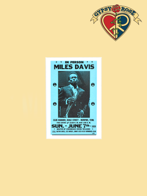 Miles Davis Club Diamond Magnet