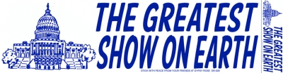 The Greatest Show On Earth Sticker