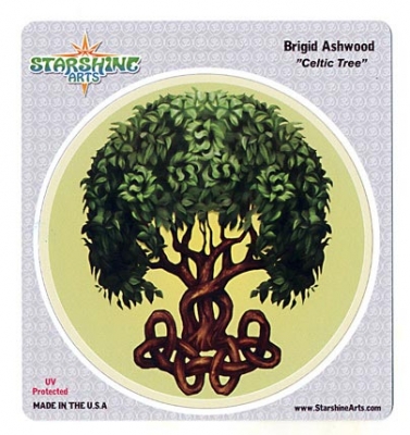 Celtic Tree Brigid Ashwood Sticker