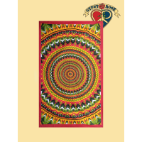 Floral Mandala Twin Tapestry