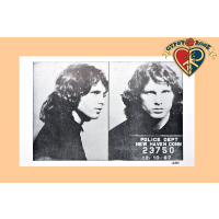 Jim Morrison Mugshot Shot Poster