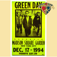 POSTER - GREEN DAY MADISON SQUARE GARDEN CONCERT POSTER