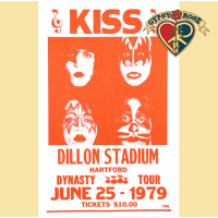 Kiss Dillon Stadium Poster