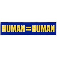 Human Equals Human Sticker