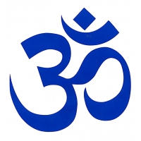 5-inch Om Of Compassion Cutout Sticker