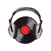 RECORD WITH HEADPHONES PATCH