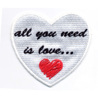 All You Need Is Love Heart Patch