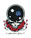 GRATEFUL DEAD SPACE YOUR FACE STICKER: Gypsy Rose
