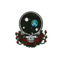 GRATEFUL DEAD XL RAINBOW SKELETONS IN LINE PATCH: Gypsy Rose