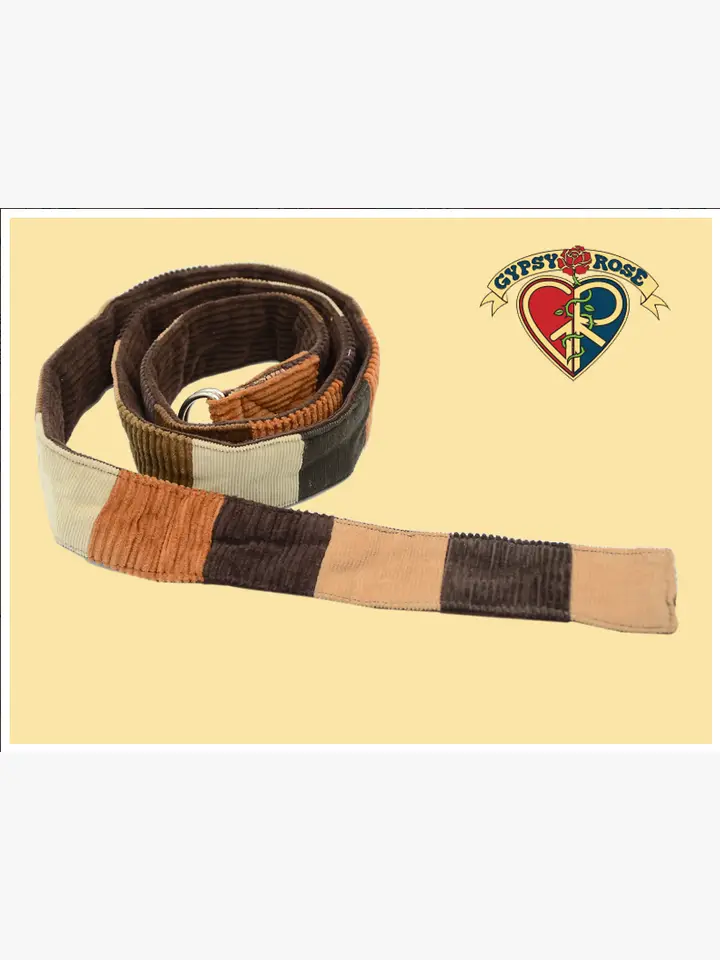 Corduroy Patchwork Belt